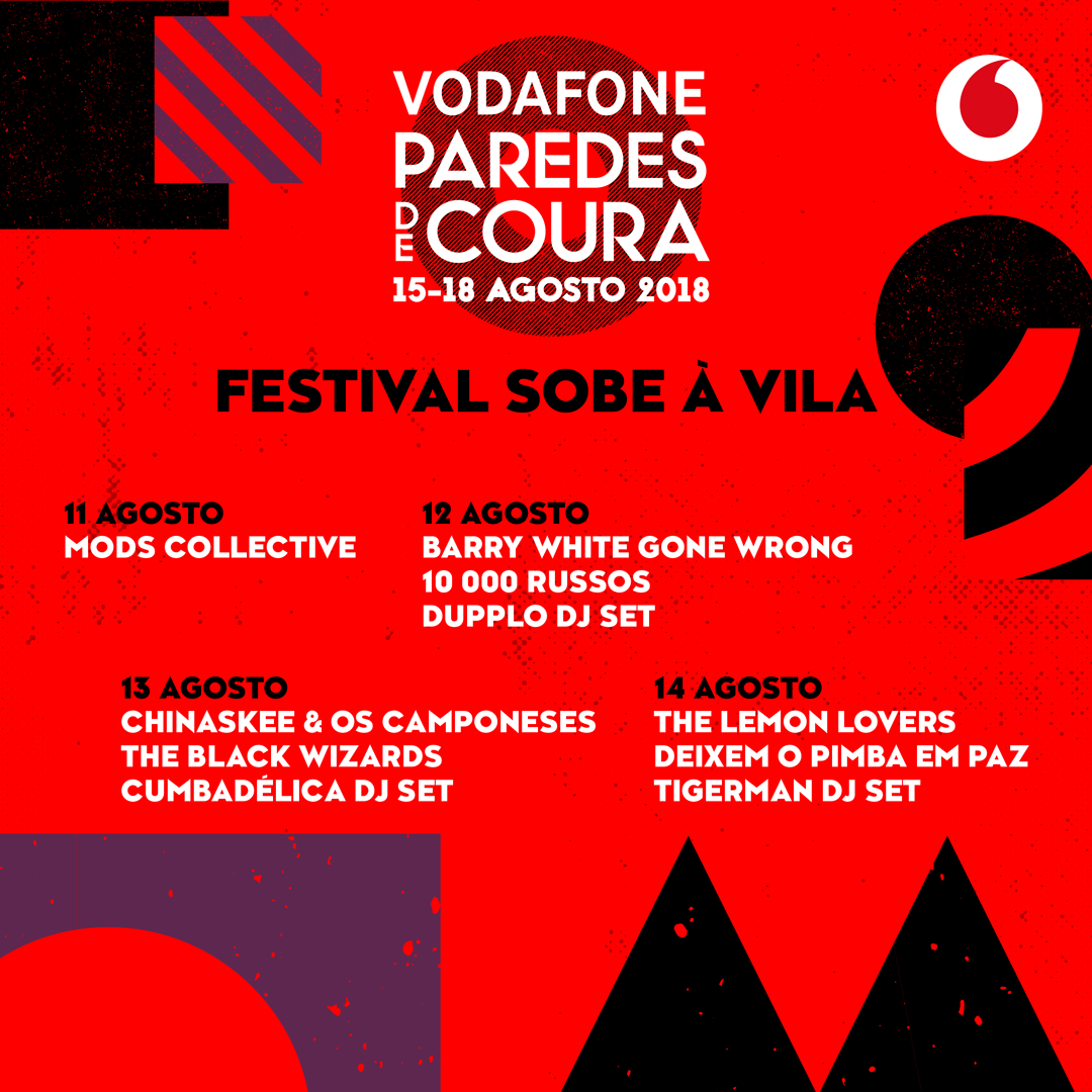 Cartaz Vodafone Paredes de Coura 2018 - alinhamento - MIP Música