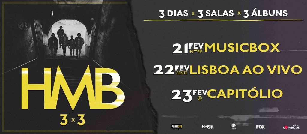 HMB 3X3 - concertos - discos